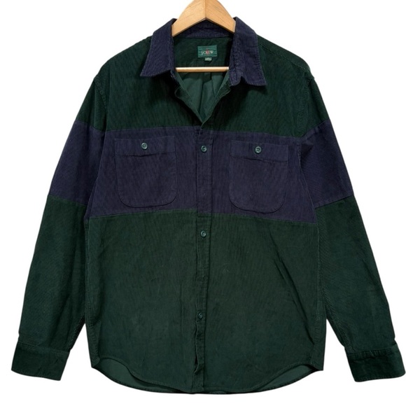 J Crew Orsman Corduroy Work Shirt Size Large - Picture 1 of 8